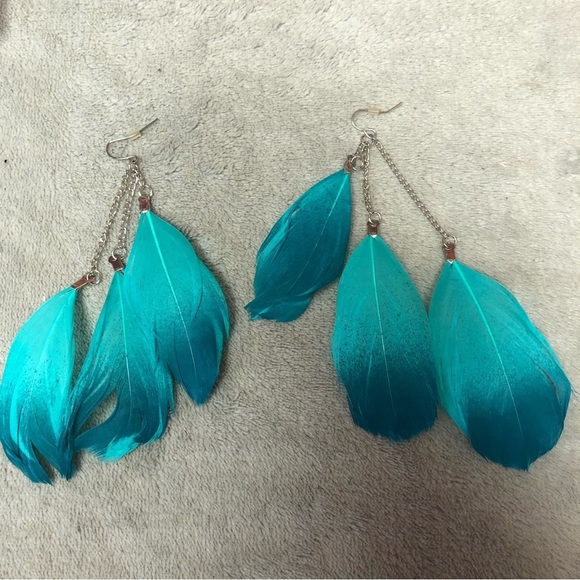 Feather Earrings - Set of 4 pairs - Picture 4 of 9